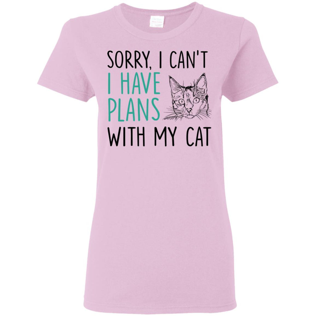 Nice Cat Tshirt Sorry I Have Plans With My Cat is cool gift