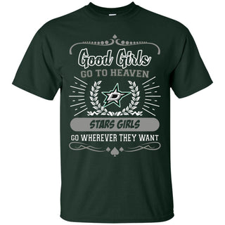 Good Girls Go To Heaven Dallas Stars Girls Tshirt For Fans