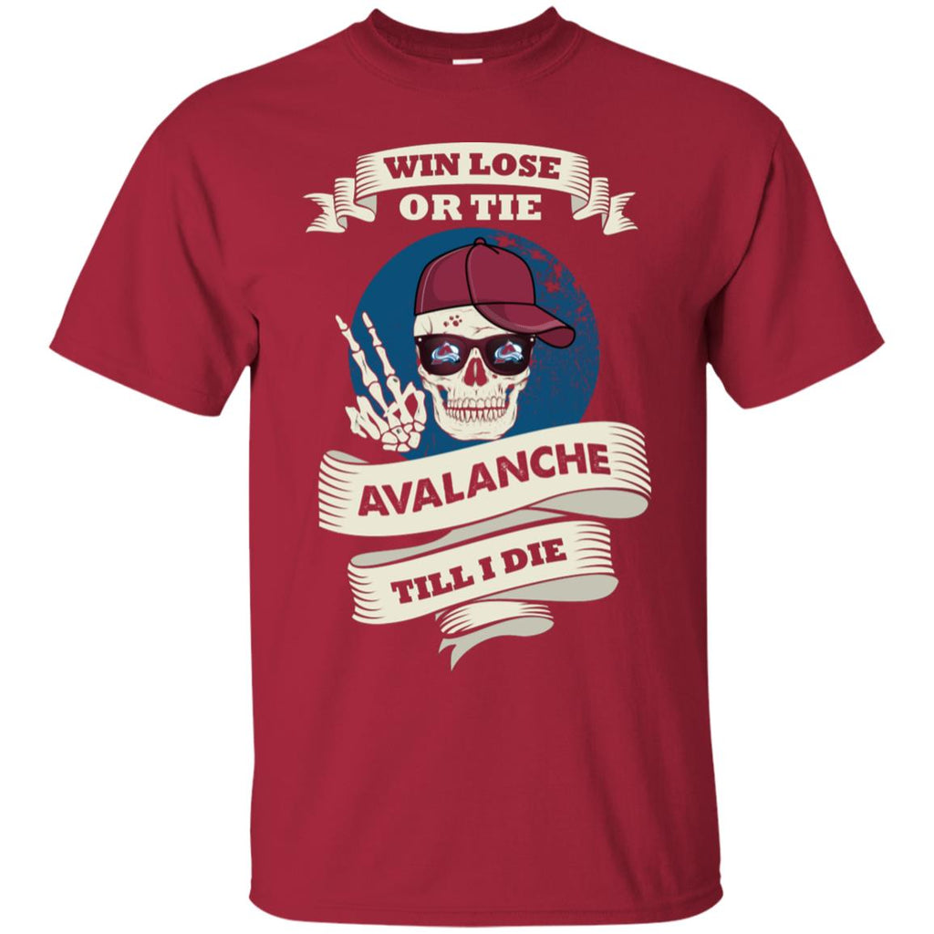 Cute Skull Say Hi Colorado Avalanche Tshirt For Fans