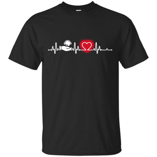 Heart Beat Red Teacher's Assistant Tee Shirt