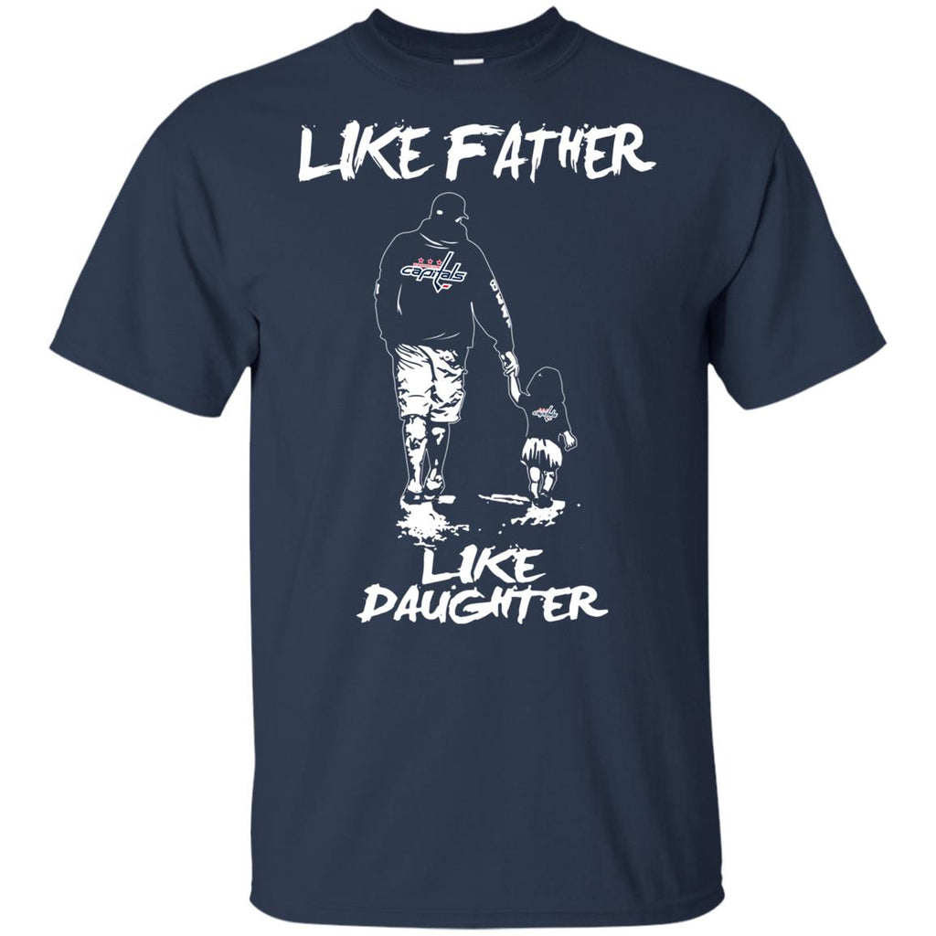 Great Like Father Like Daughter Washington Capitals Tshirt For Fans