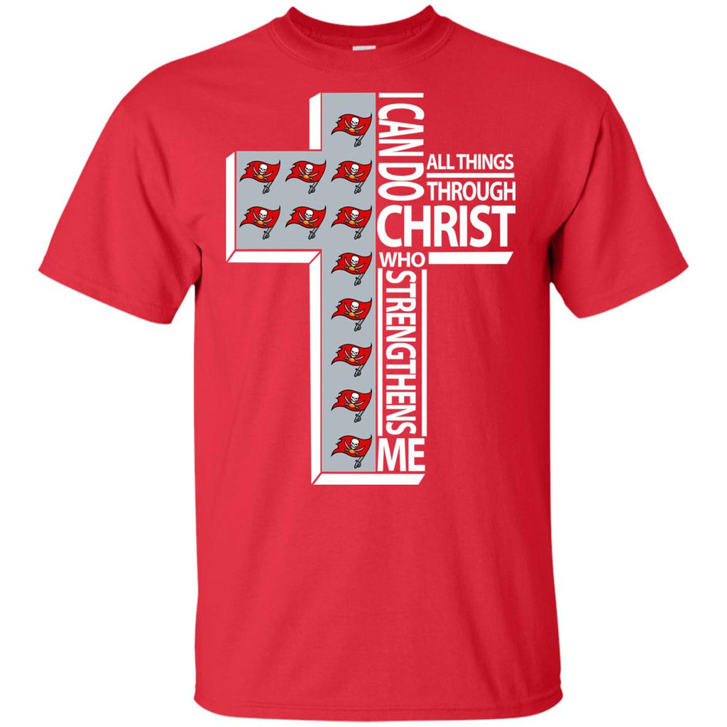 I Can Do All Things Through Christ Tampa Bay Buccaneers Tshirt