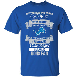 I Am A Detroit Lions Fan Tshirt For Lovers