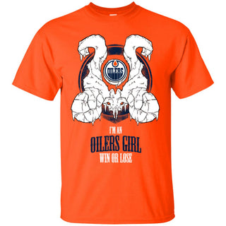 Edmonton Oilers Girl Win Or Lose Tee Shirt Gift