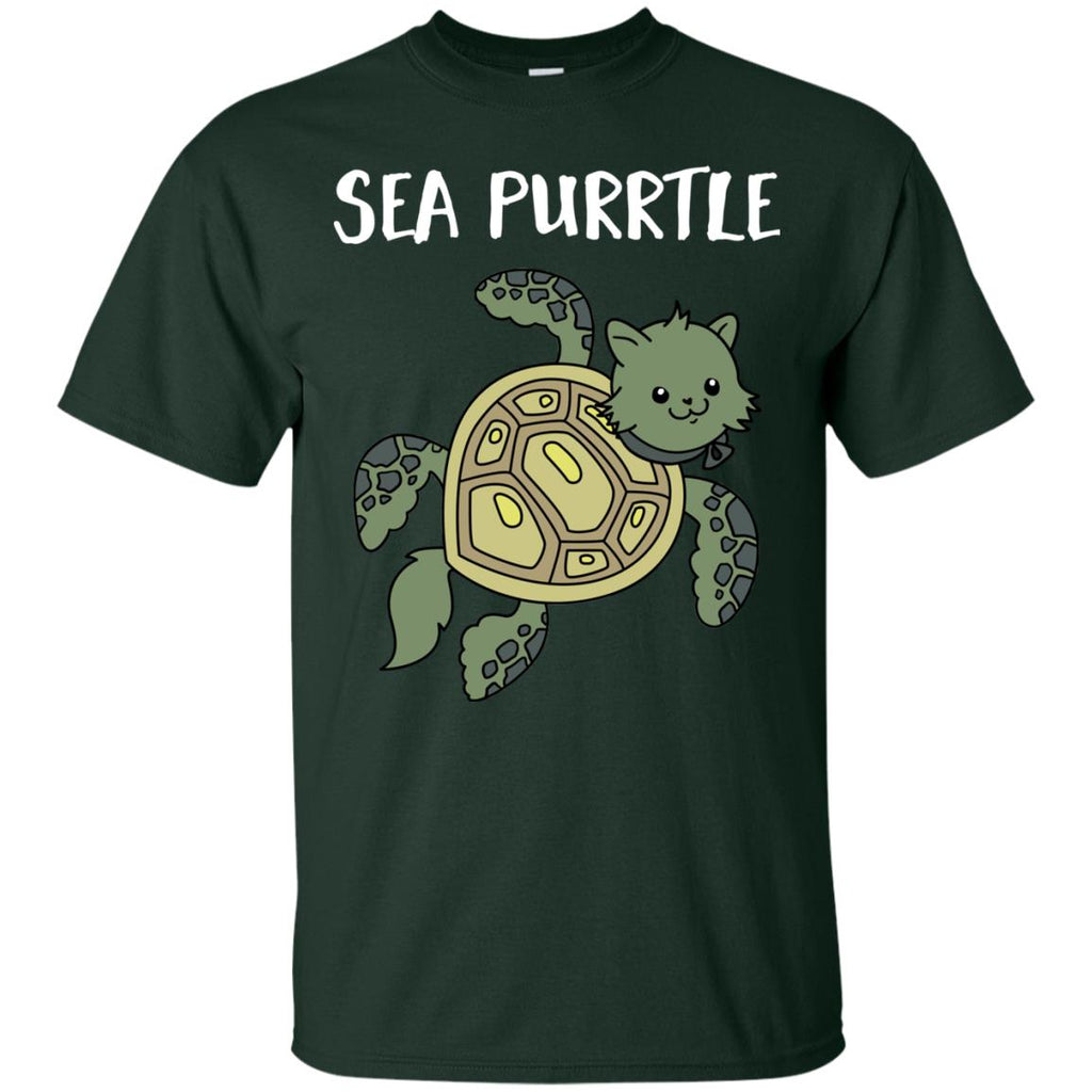 Cute Cat Tee Shirt - Sea Purrtle is cool gift for your friends
