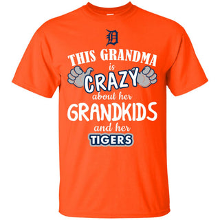 Grandma Is Crazy About Her Grandkids And Her Detroit Tigers Tshirt