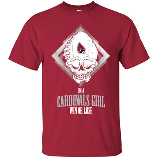 Ball State Cardinals Girl Win Or Lose Tee Shirt