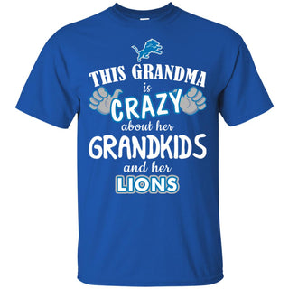 Grandma Is Crazy About Her Grandkids And Her Detroit Lions Tshirt