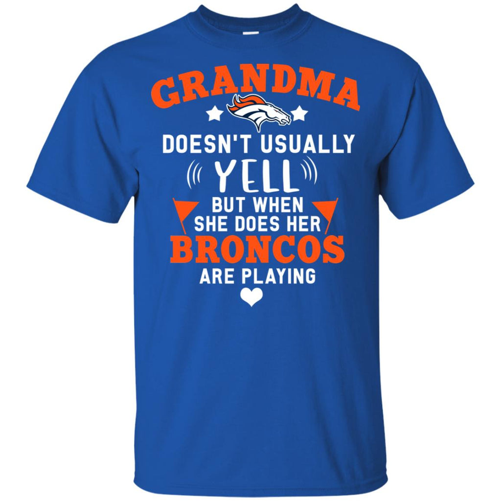 Cool But Different When She Does Her Denver Broncos Are Playing T Shirt
