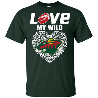 I Love My Teams Minnesota Wild T Shirt