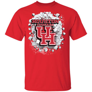 Amazing Earthquake Art Houston Cougars T Shirt