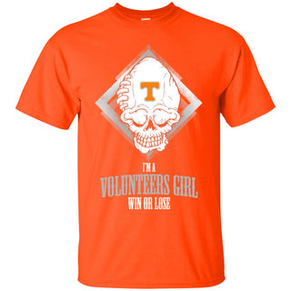 Tennessee Volunteers Girl Win Or Lose Tee Shirt Halloween Gift