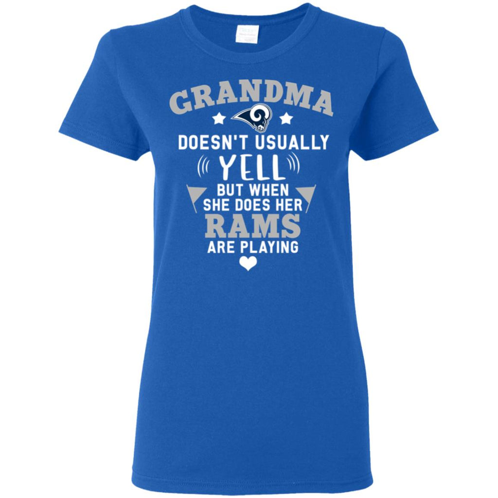 Cool But Different When She Does Her Los Angeles Rams Are Playing T Shirts