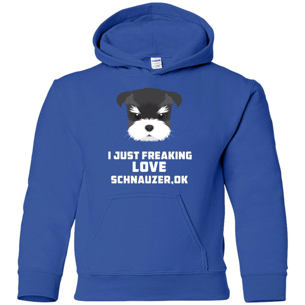 I Just Freaking Love Schnauzer Tshirt For Miniature Terrier Dog Gift