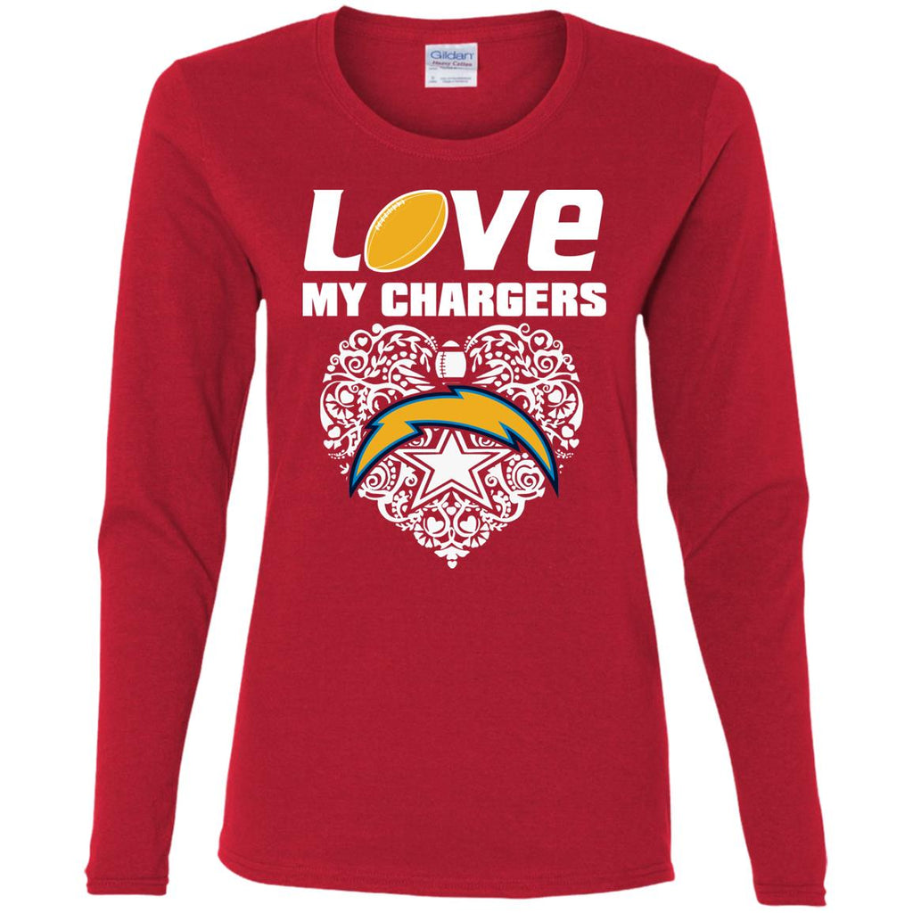 I Love My Teams Los Angeles Chargers T Shirt