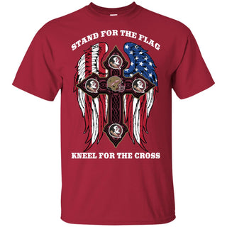 Stand For The Flag Kneel For The Cross Florida State Seminoles Tshirt