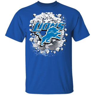 Amazing Earthquake Art Detroit Lions T Shirt