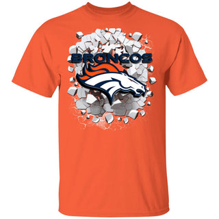 Amazing Earthquake Art Denver Broncos T Shirt