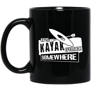 Nice Kayaking Mugs - It's Kayaking O'clock Somewhere, cool gift