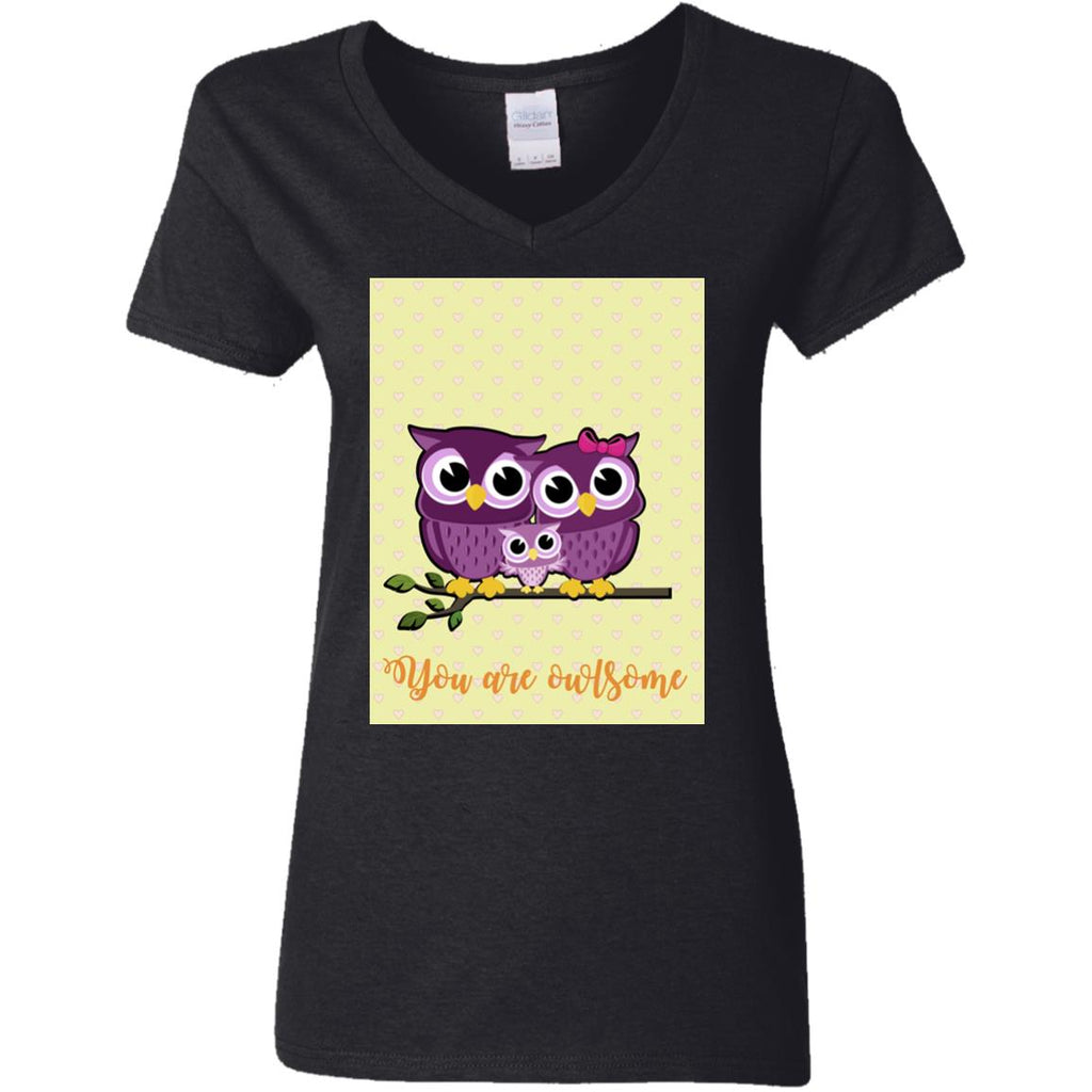 Yellow You Are Owlsome Cute  Owl Gift Tee Shirt