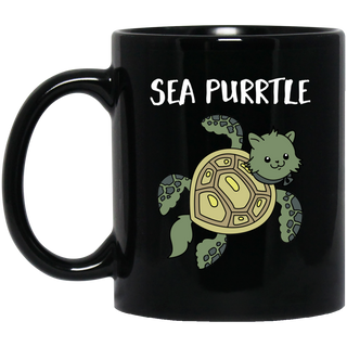 Cute Cat Mugs - Sea Purrtle Ver 1, is cool gift for your friends