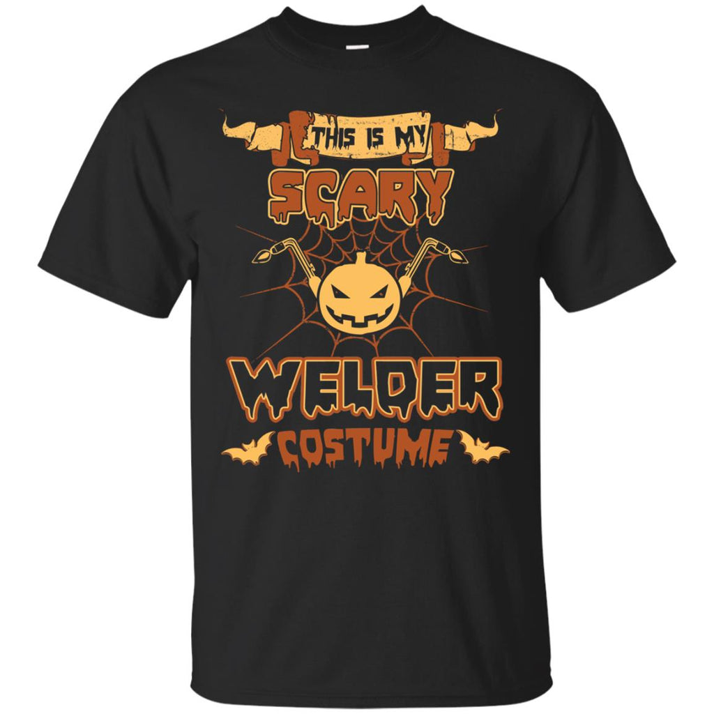 This Is My Scary Welder Costume Halloween Tee Shirt