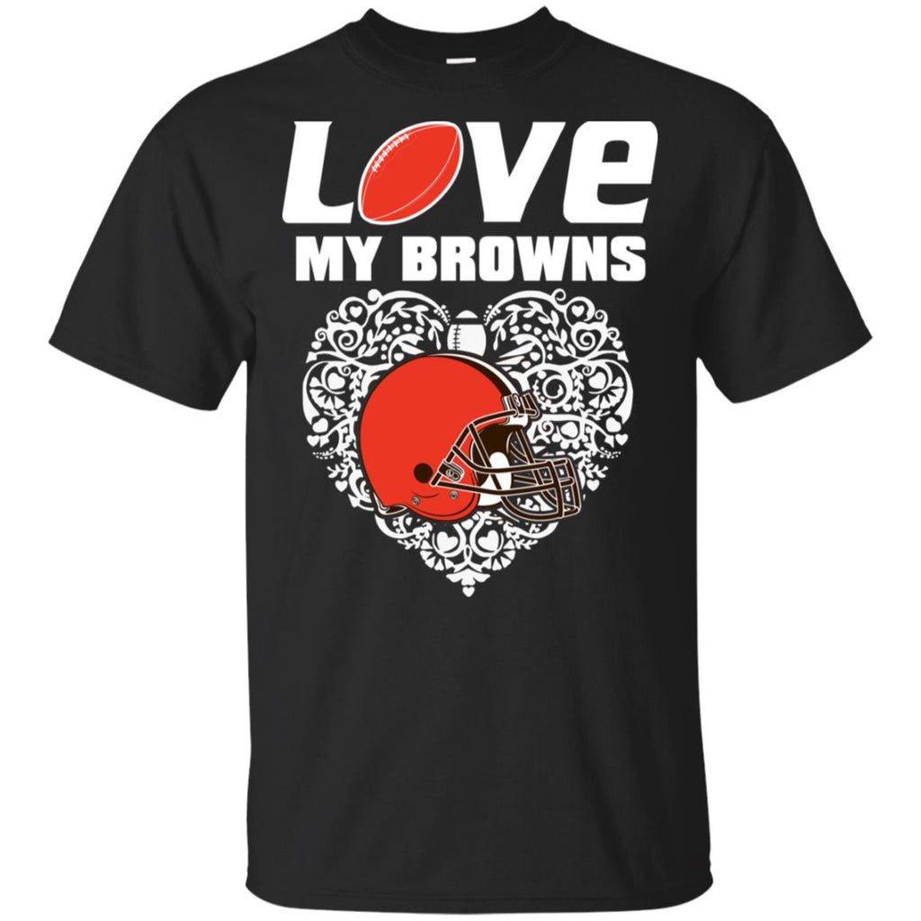 I Love My Teams Cleveland Browns T Shirt