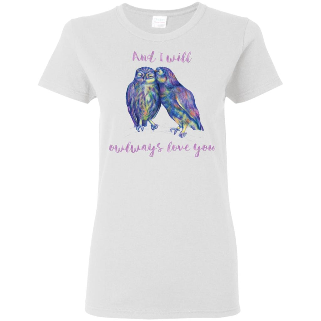 White Owl Tee Shirt - And I Owlways love you gift tshirt
