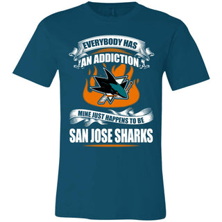 Has An Addiction Mine Just Happens To Be San Jose Sharks Tshirt