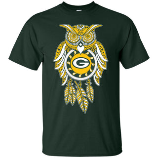 Dreamcatcher Owl Green Bay Packers Tshirt For Fans