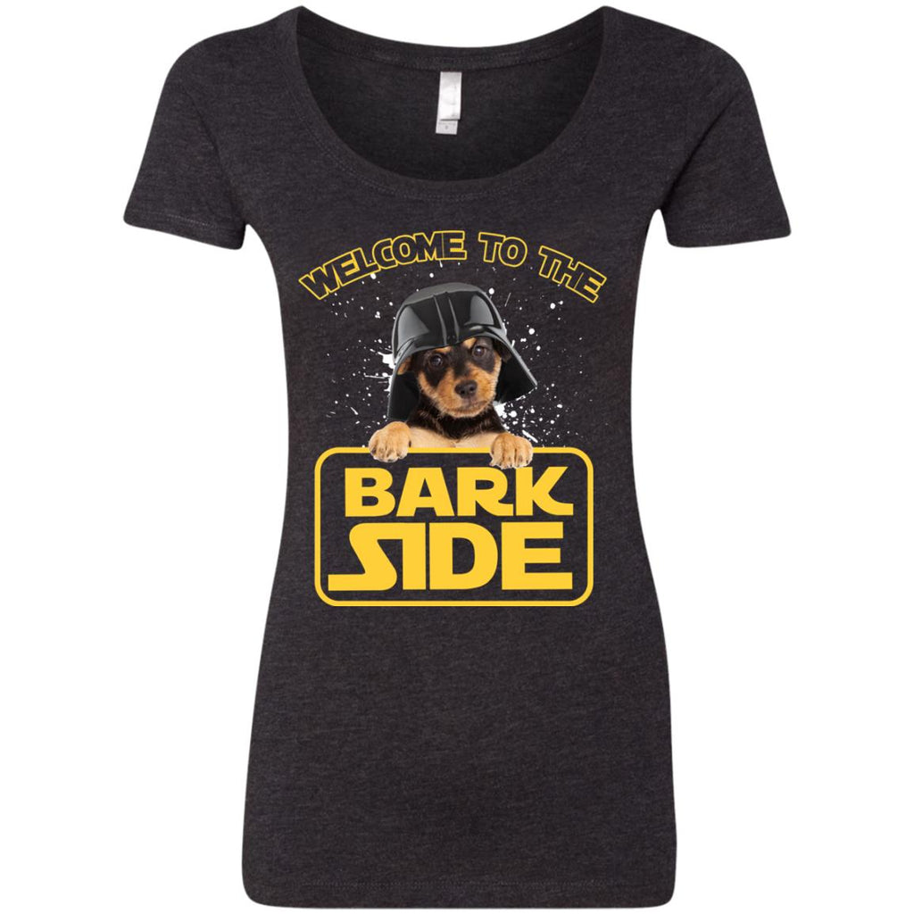 Welcome to the bark side Dachshund Tshirt For Doxie Dog Lover