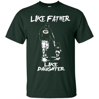 Great Like Father Like Daughter Green Bay Packers Tshirt For Fans