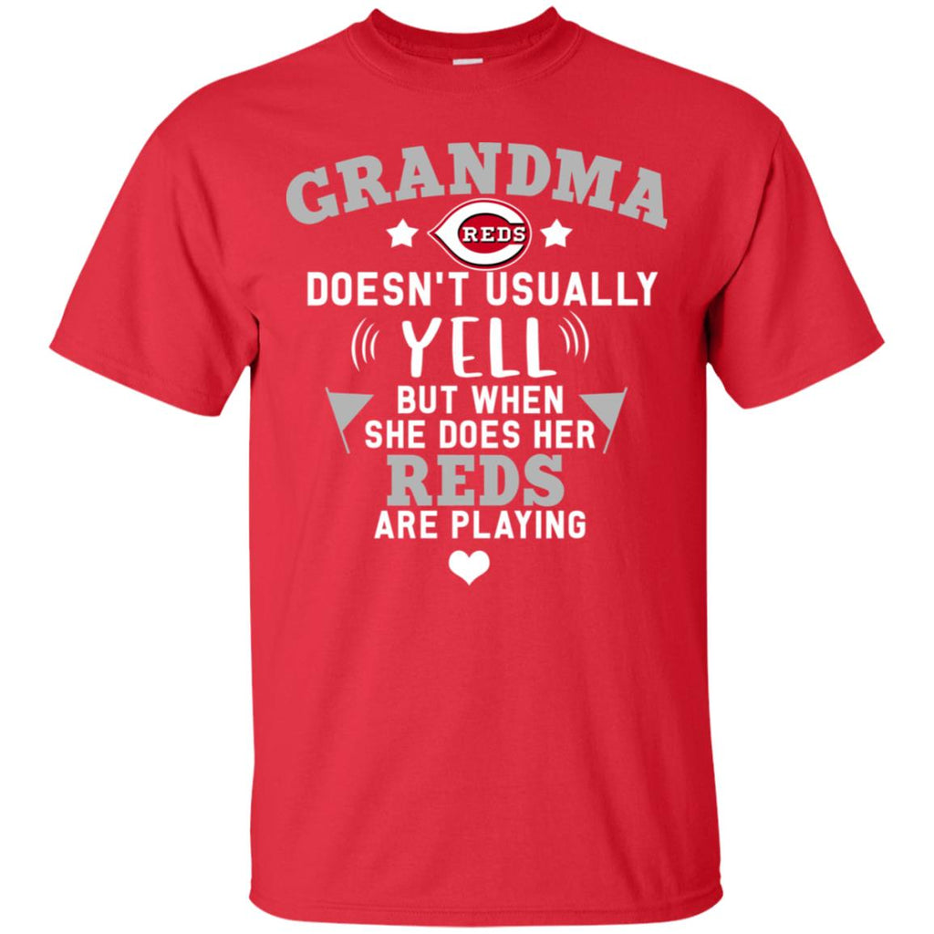 Cool But Different When She Does Her Cincinnati Reds Are Playing T Shirt
