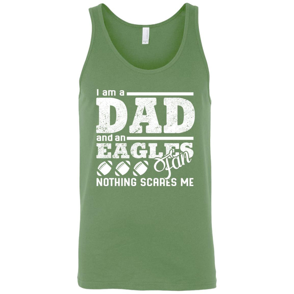 I Am A Dad And A Fan Nothing Scares Me Eastern Michigan Eagles Tshirt