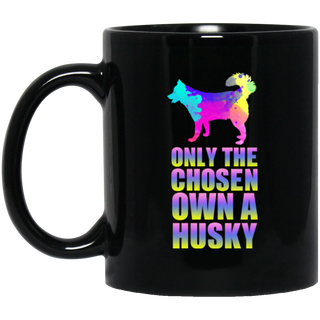 Only The Chosen Own A Husky Mugs