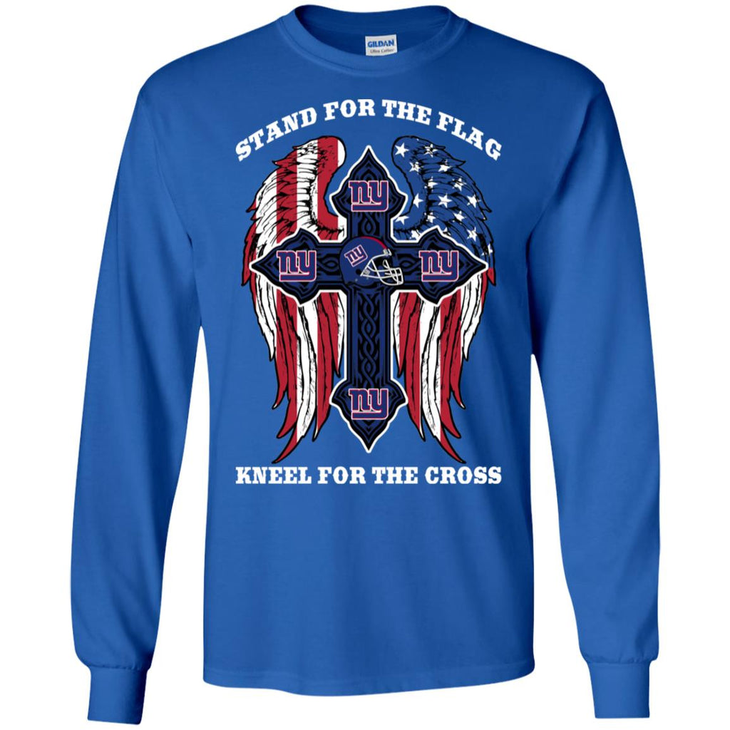 Stand For The Flag Kneel For The Cross New York Giants Tshirt