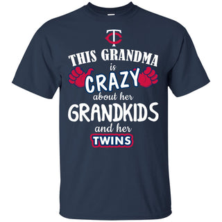 This Grandma Is Crazy About Her Grandkids And Her Minnesota Twins T Shirt