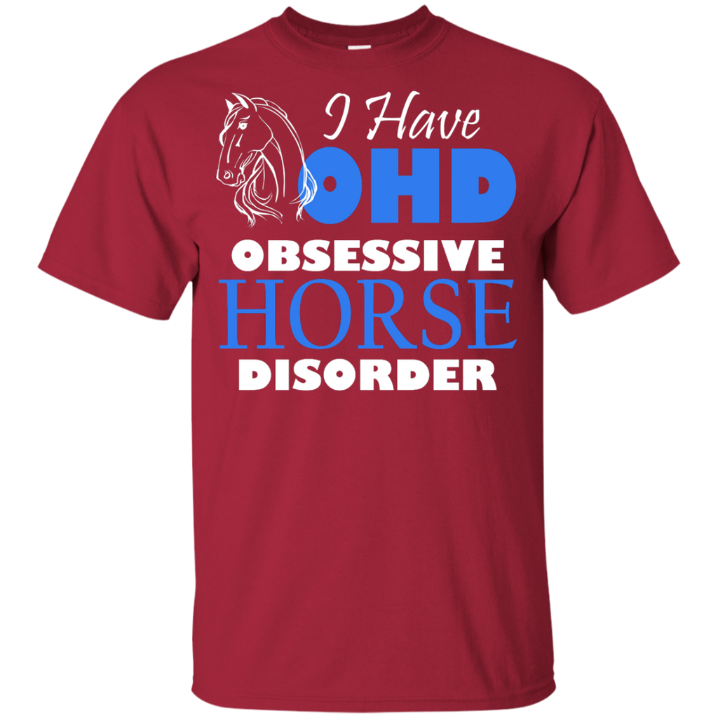 OHD Obsessive Horse Disorder Horse Tshirt for Equestrian Lover