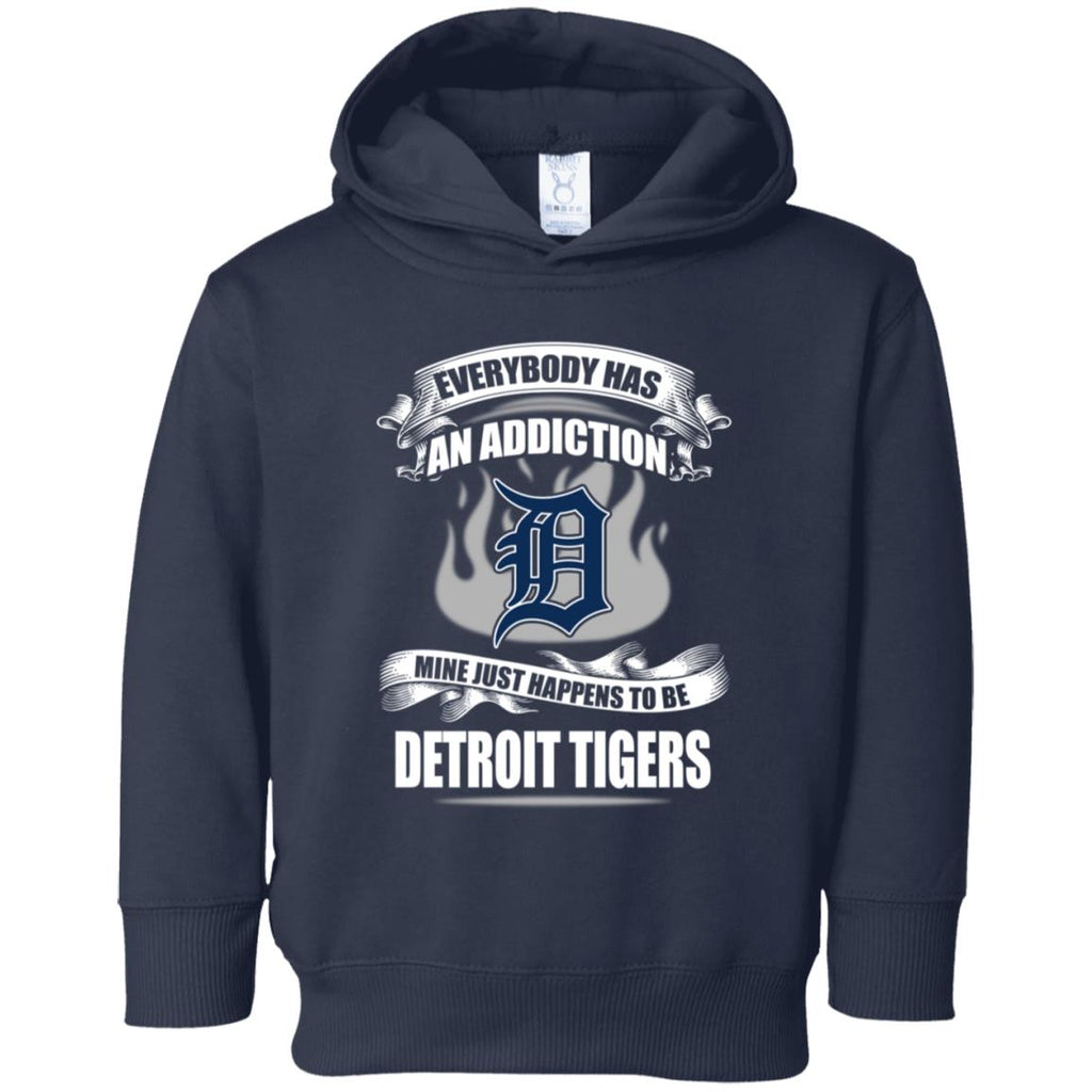 Has An Addiction Mine Just Happens To Be Detroit Tigers Tshirt