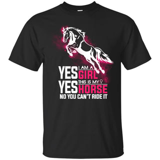 Yes I'm A Girl Horse T Shirts