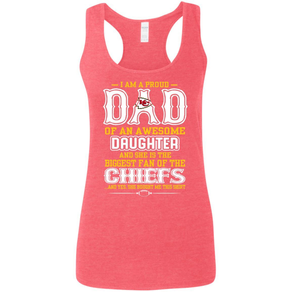 Proud Of Dad with Daughter Kansas City Chiefs Tshirt For Fan
