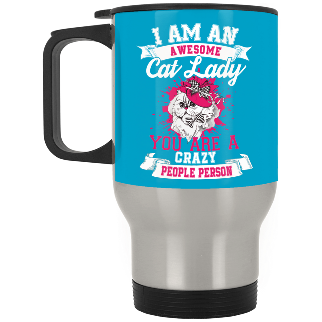 I Am An Awesome Cat Lady Cat Mugs