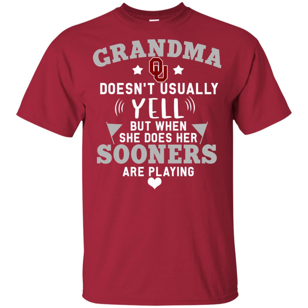 Cool But Different When She Does Her Oklahoma Sooners Are Playing Tshirt