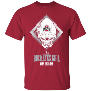 Ohio State Buckeyes Girl Win Or Lose Tee Shirt Halloween Gift