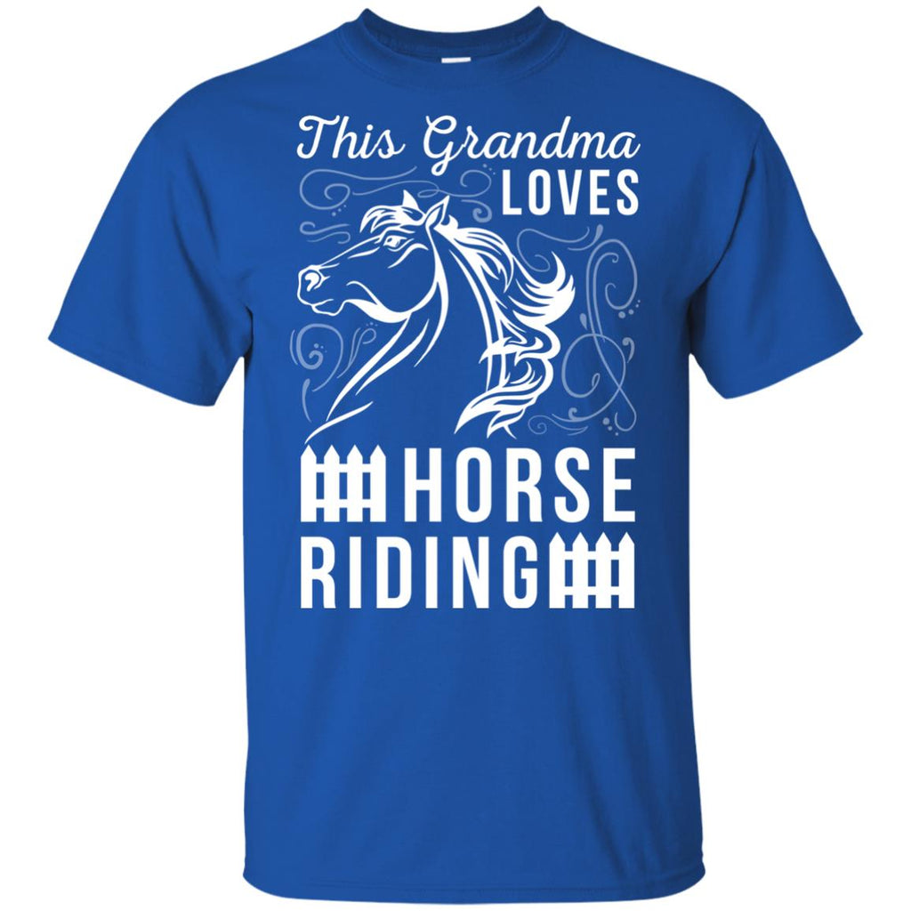 This Grandma Loves Horse Riding Horse Tshirt For Equestrian Gift