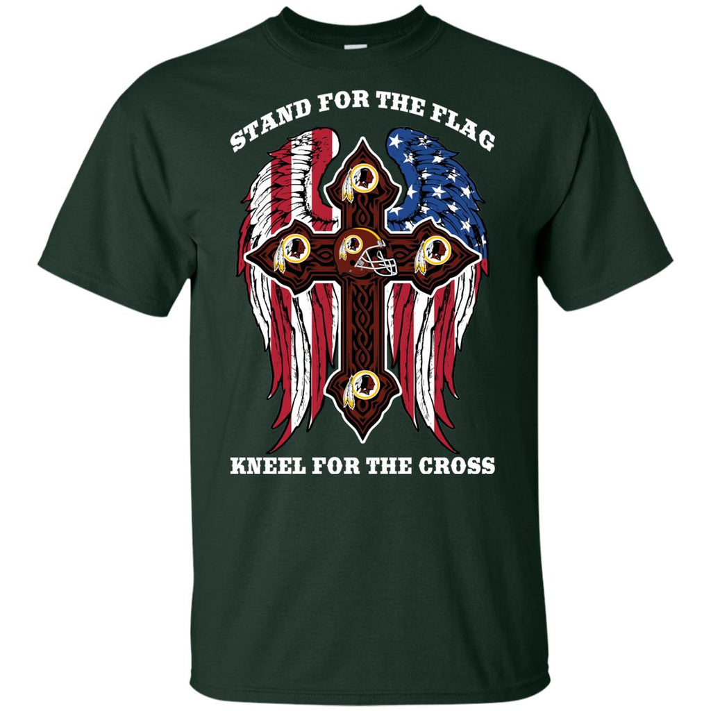 Stand For The Flag Kneel For The Cross Washington Redskins Tshirt