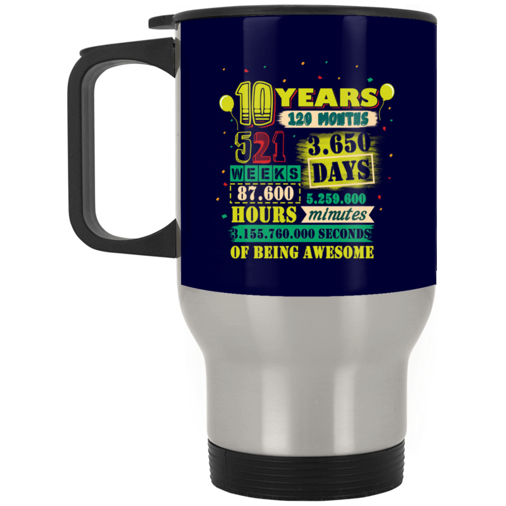 10th Birthday With Countdown And Being Awesome Mug