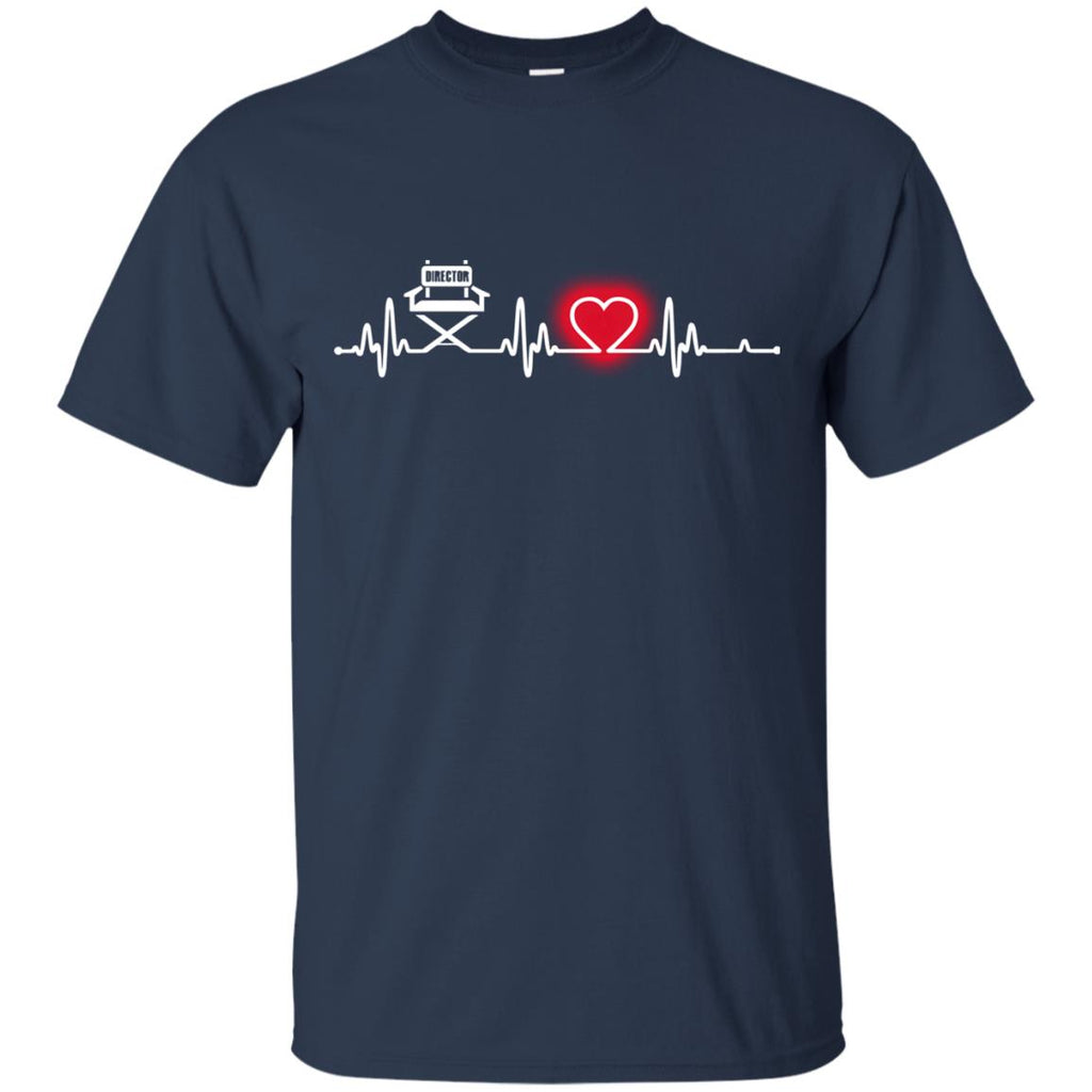 Heart Beat Red Director Tshirt For Lover