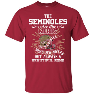The Florida State Seminoles Are Like Music Tshirt For Fan