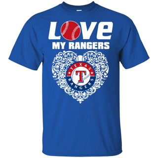 I Love My Teams Texas Rangers T Shirt